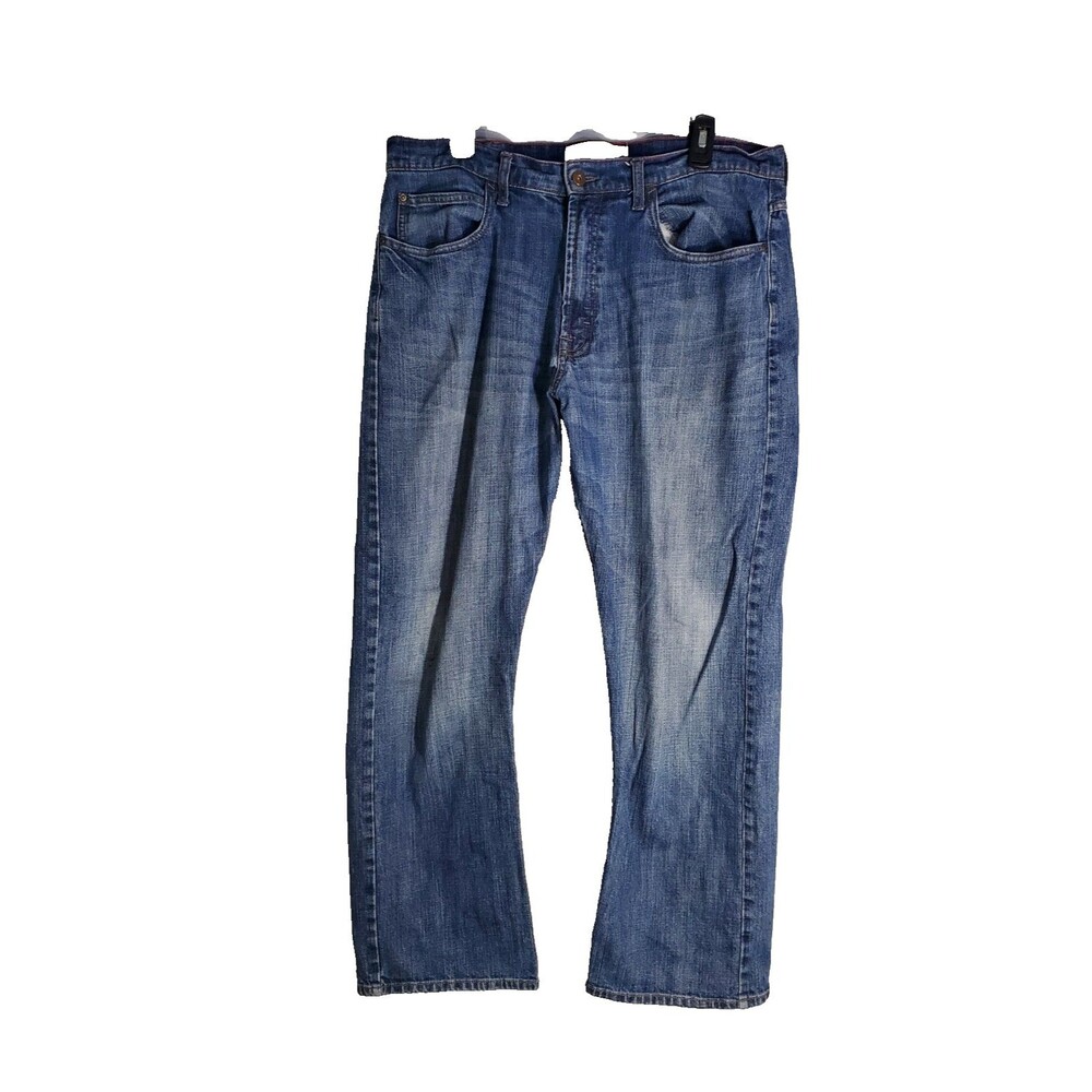 Wrangler Jeans Company Relax Straight Denim Blue Jeans 36 Waist. Appr. 28 Length
